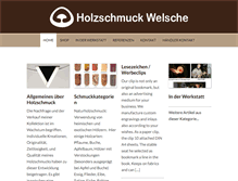 Tablet Screenshot of holzschmuck-welsche.com